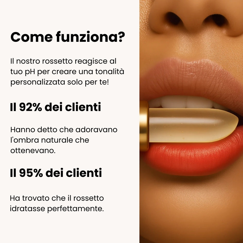 Rossetto con Tecnologia pH Adattiva